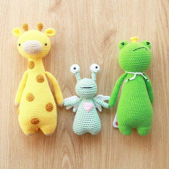 Amor the Monster PDF Amigurumi Crochet Pattern - Little Bear Crochets