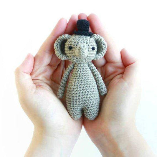 Mini Elephant PDF Amigurumi Crochet Pattern - Little Bear Crochets