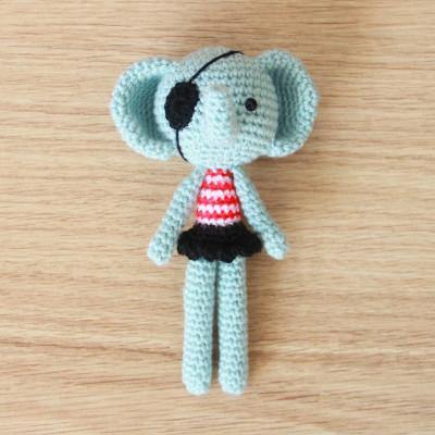 Halloween Elephant free crochet amigurumi pattern