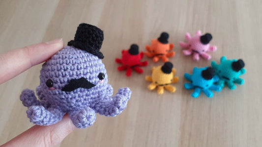 Sir Octopus free amigurumi crochet pattern