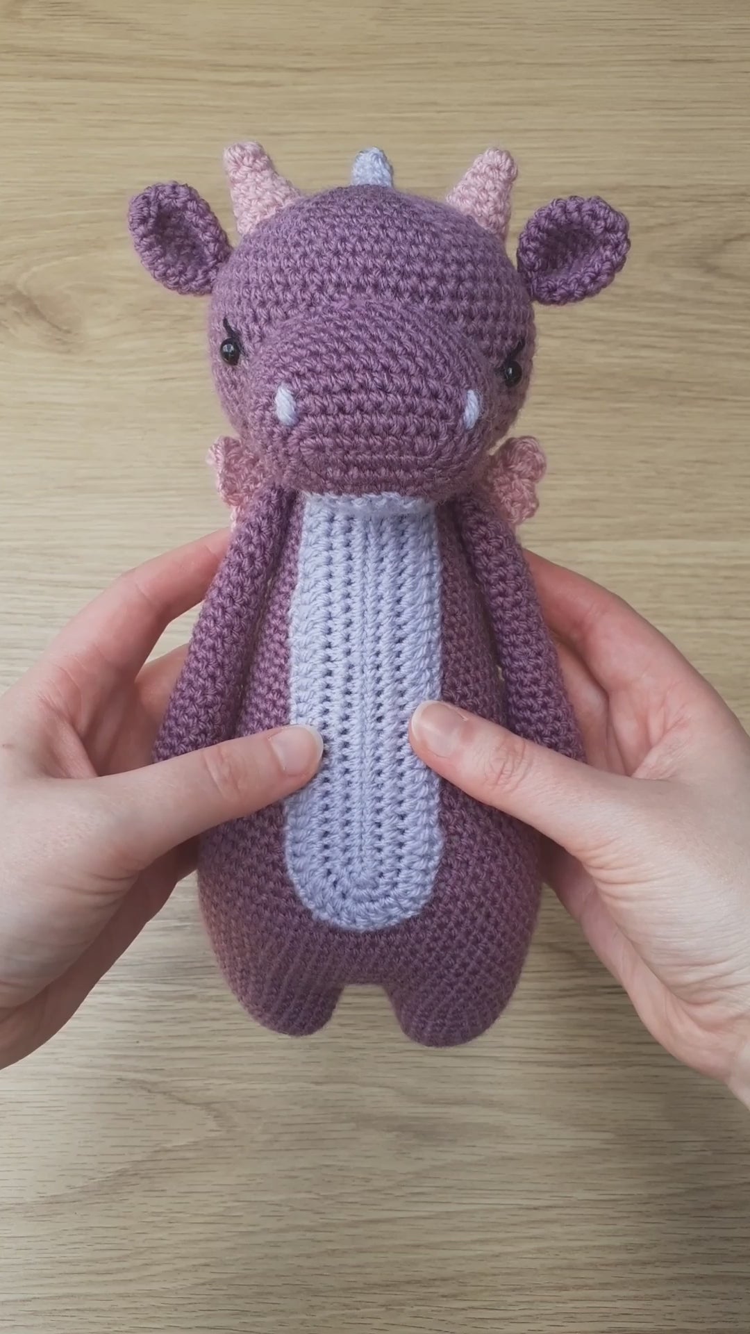 
                  
                    Load and play video in Gallery viewer, Dragon PDF Amigurumi Crochet Pattern
                  
                
