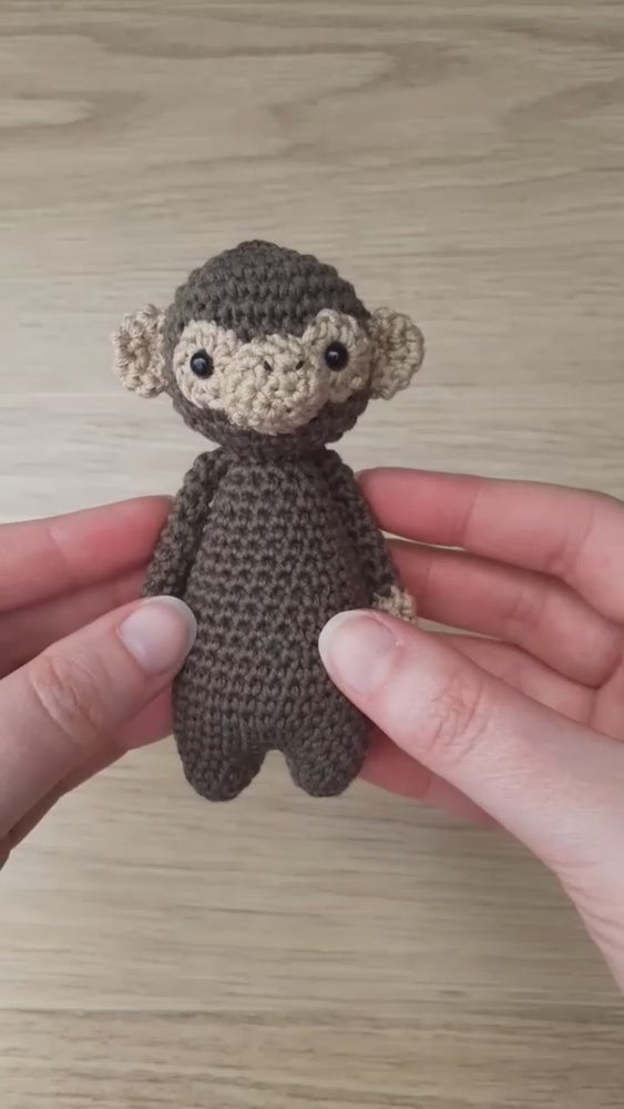 
                  
                    Load and play video in Gallery viewer, Mini Monkey PDF Amigurumi Crochet Pattern
                  
                