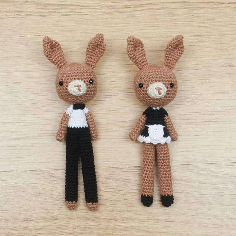 
                  
                    Costume Bunny Waiter Waitress PDF Amigurumi Crochet Pattern - Little Bear Crochets
                  
                
