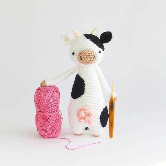 Cow PDF Amigurumi Crochet Pattern - Little Bear Crochets