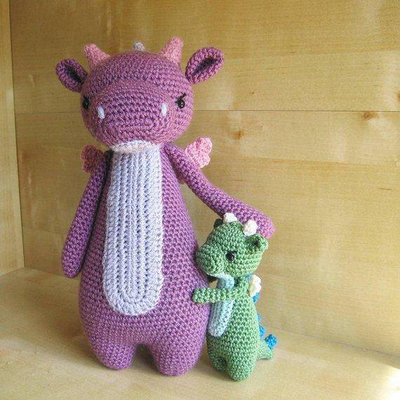 
                  
                    Dragon PDF Amigurumi Crochet Pattern - Little Bear Crochets
                  
                
