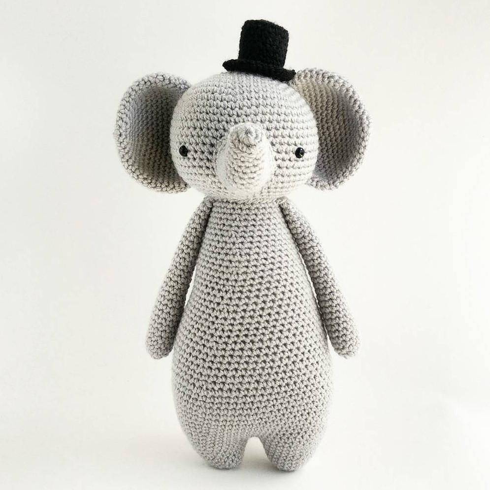 Elephant PDF Amigurumi Crochet Pattern - Little Bear Crochets