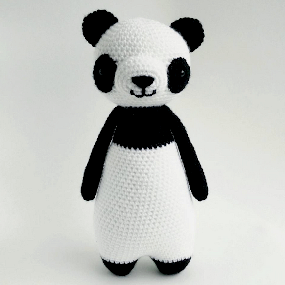 Panda PDF Amigurumi Crochet Pattern - Little Bear Crochets