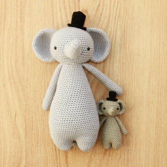 
                  
                    Mini Elephant PDF Amigurumi Crochet Pattern - Little Bear Crochets
                  
                