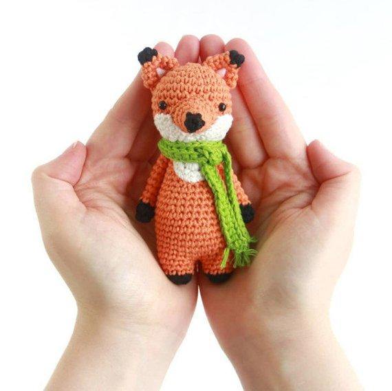 Mini Fox PDF Amigurumi Crochet Pattern - Little Bear Crochets