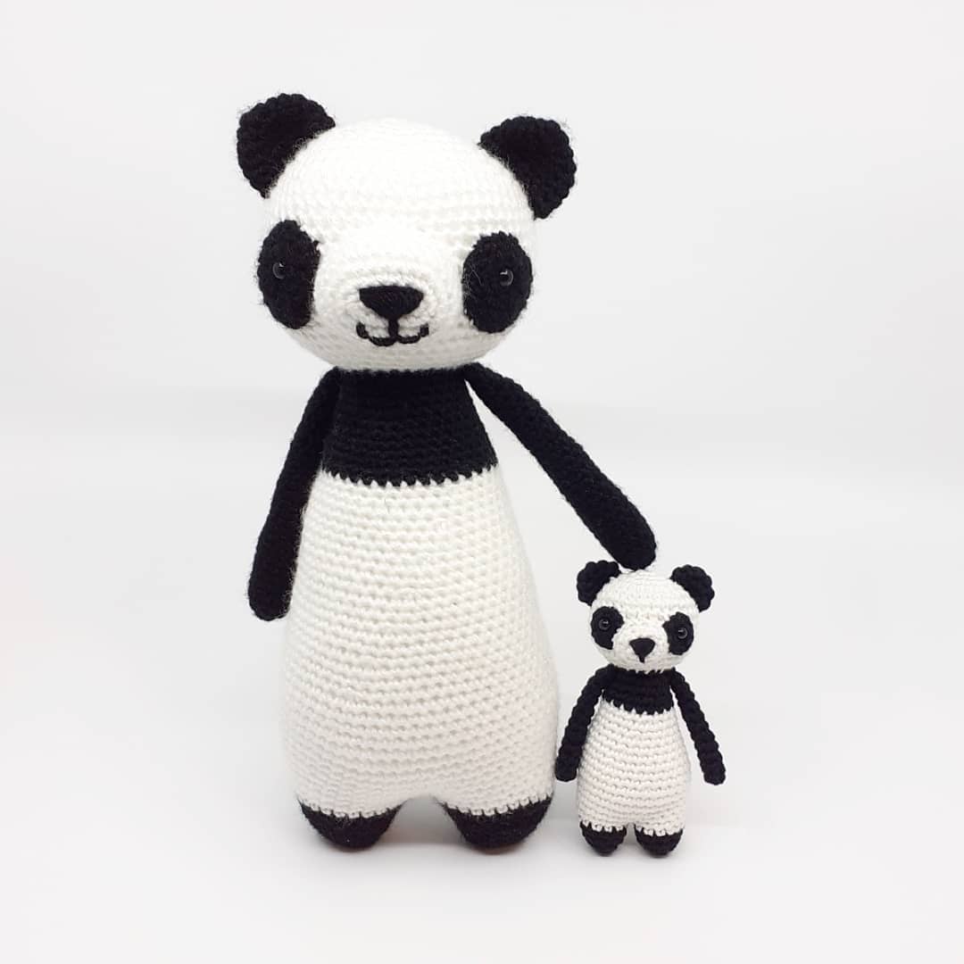 Schema Amigurumi Mini Panda - Modello all'Uncinetto PDF