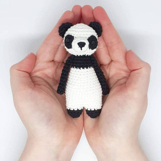 Mini panda PDF patrón de ganchillo amigurumi