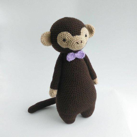 Big Bebez - Monkey.pdf - PDFCOFFEE.COM  Crochet yarn, Crochet, Crochet  garland